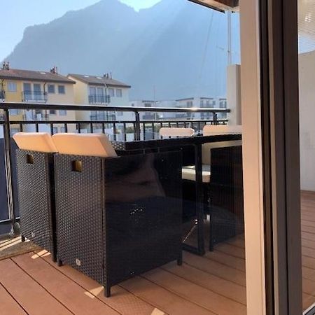 Superbe Appartement Dans La Marina Du Bouveret Port-Valais Exterior foto